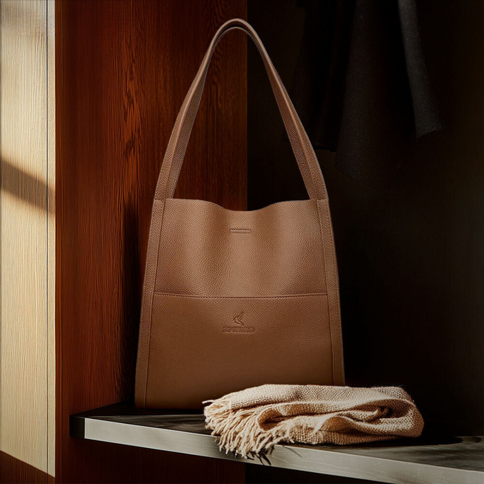 Talia | Sac à main de luxe en simili cuir souple