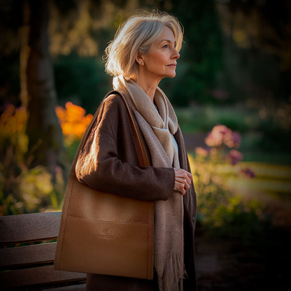 Talia | Sac à main de luxe en simili cuir souple