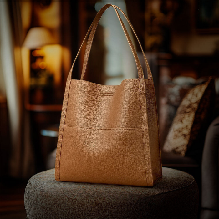 Talia | Sac à main de luxe en simili cuir souple