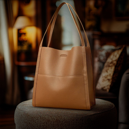 Talia | Sac à main de luxe en simili cuir souple
