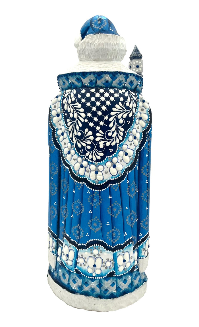 Tall Father Frost Blue Coat Xmas Tree BuyRussianGifts Store