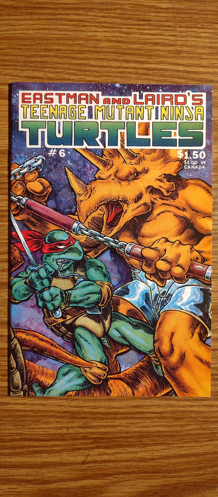 Teenage Mutant Ninja Turtles #6 1st printing NM-/9.2 1986 Mirage Studios Comics USED Not specified