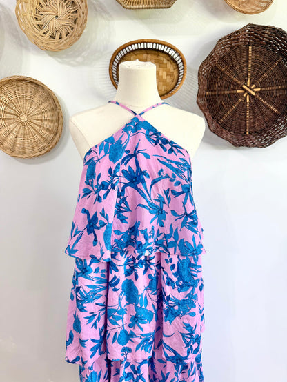 The Blane Tiered Ruffle Floral Maxi Dress