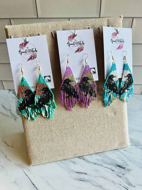 The Good Witch of the North Beaded Earrings