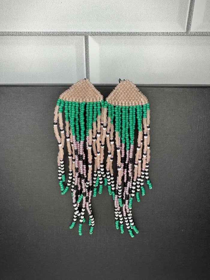 Pink and Green/Black and White