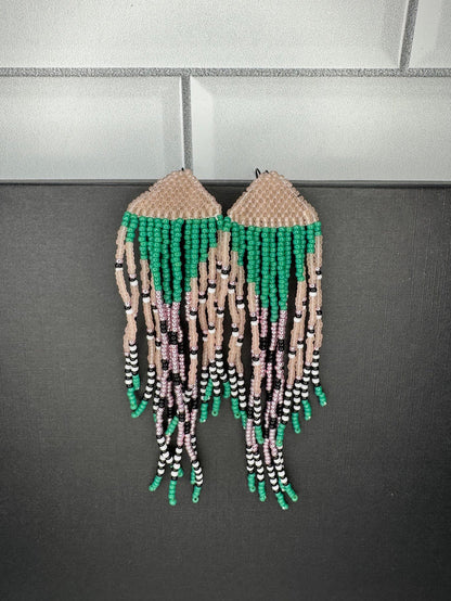 Pink and Green/Black and White