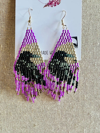 The Good Witch of the North Beaded Earrings