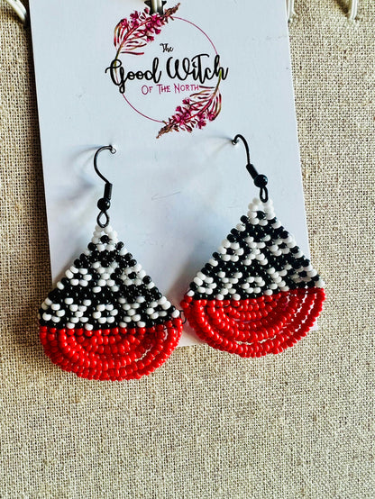 The Good Witch of the North Beaded Earrings