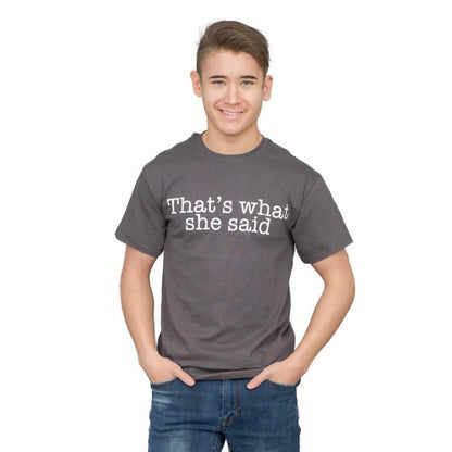 The Office That's What She Said Text T-shirt-tvso