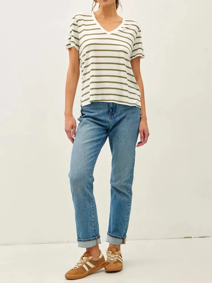 The Right Now Striped Tee