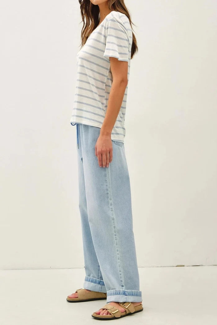 The Right Now Striped Tee