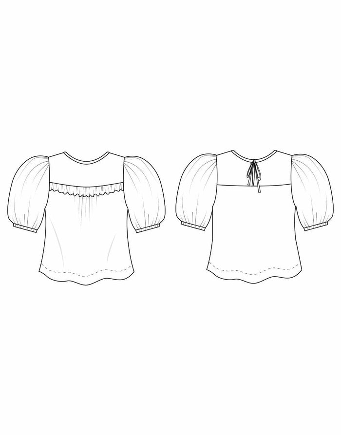 The Sagebrush Top Sewing Pattern, Friday Pattern Company