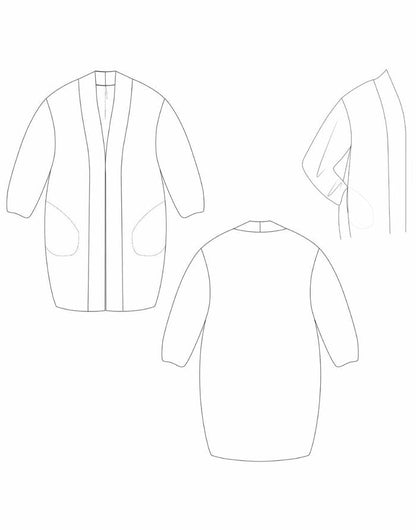 The Avid Seamstress Coats & Jackets The Wimborne Coat Sewing Pattern, The Avid Seamstress 15712