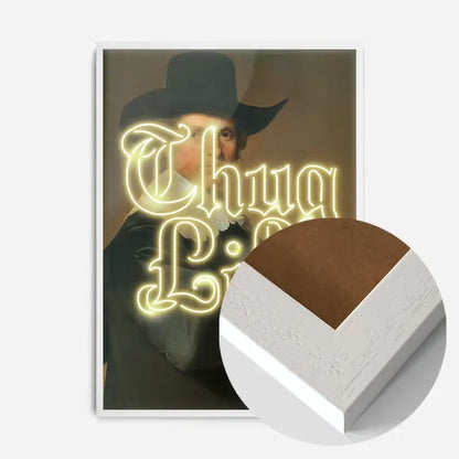 21x30cm | 8¼ x 11¾in / White Wood Frame