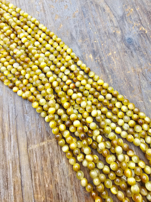 Tiger's Eye (Golden) 6 mm - Sacramento Crystal Co.
