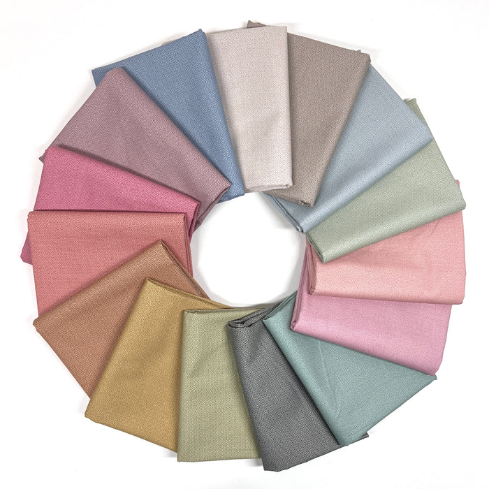 Tilda Poppy Seed Half Yard Bundle, quilting fabric