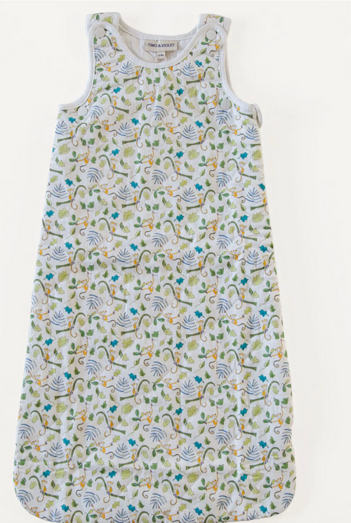 Timo & Violet Sleep Sack in Happy Monkey