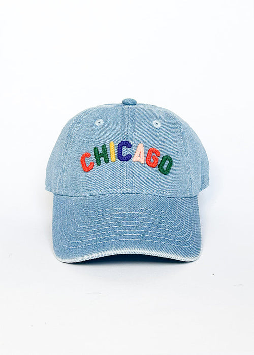 Toddler Sweet Home Chicago Dad Hat - Denim