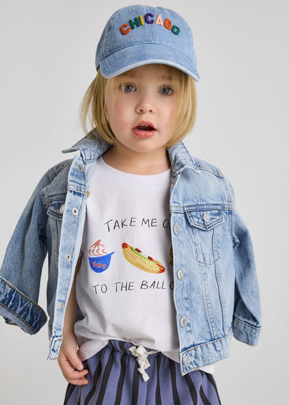 Toddler Sweet Home Chicago Dad Hat - Denim
