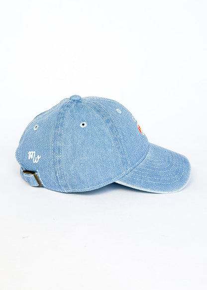 Toddler Tiny Chi Hot Dog Icon Hat - Denim