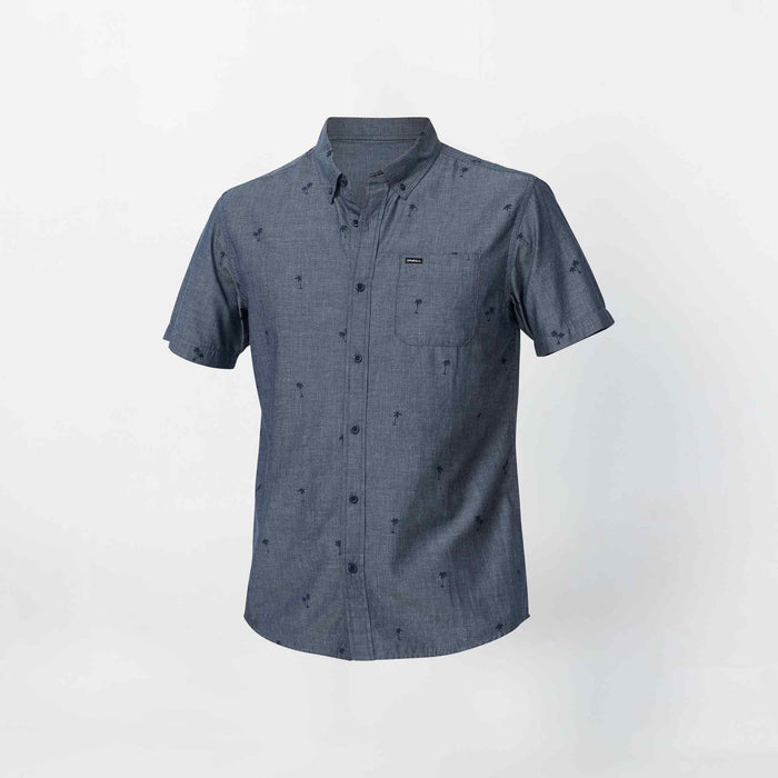 Topside Chambray Standard Short Sleeve Shirt - Chambray