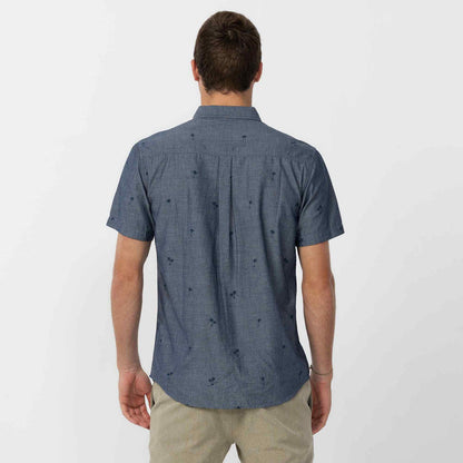 Topside Chambray Standard Short Sleeve Shirt - Chambray