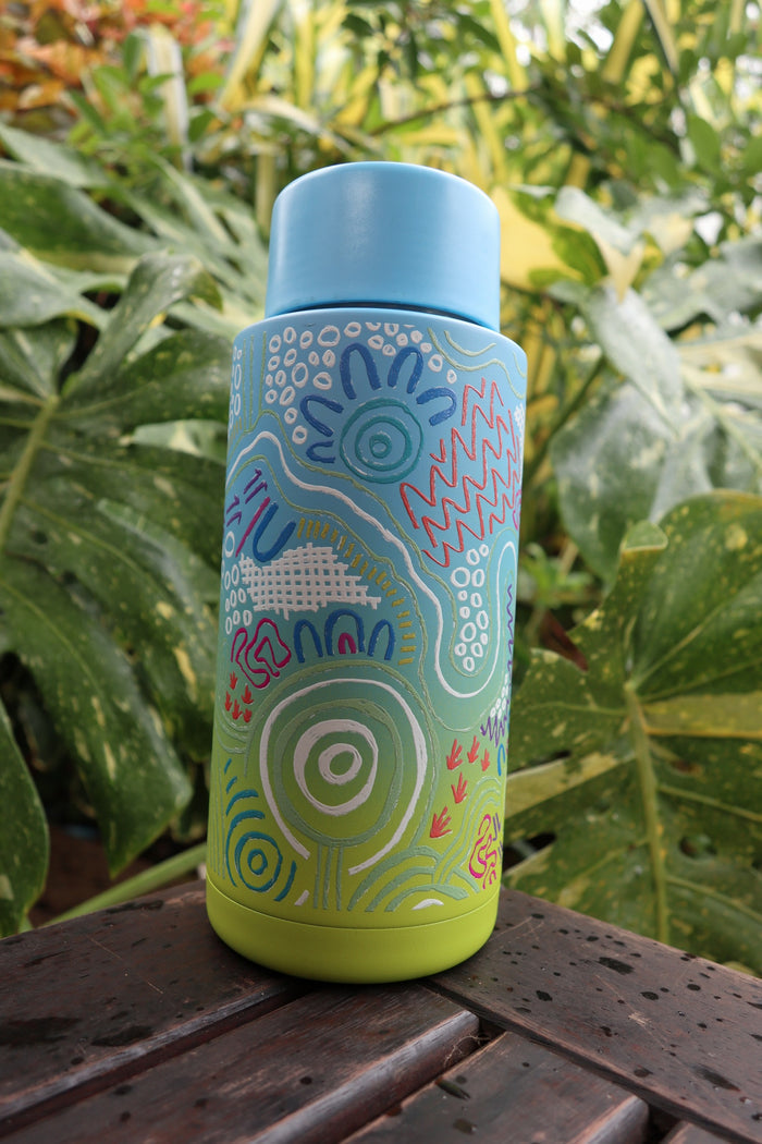 Ombre - Blue/Lime