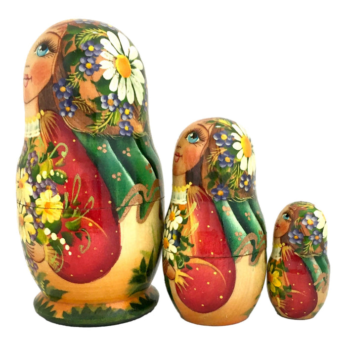 Traditional Russian Dolls Flower Design BuyRussianGifts Store