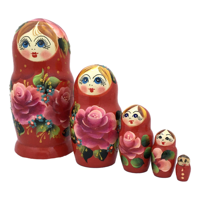 Traditional Russian Dolls Set 5 The Amber Gift Shop