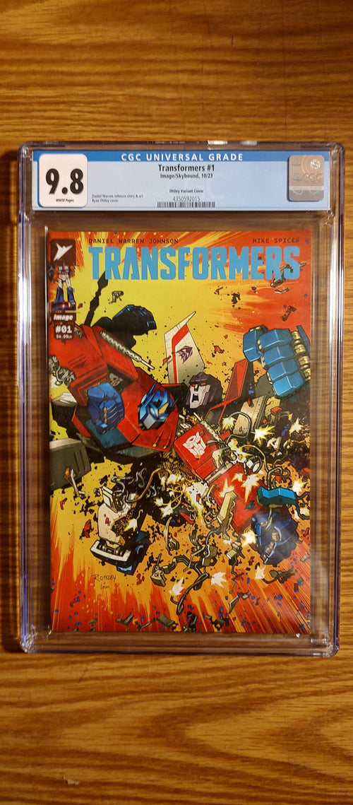 Transformers #1 Variant Cover B CGC 9.8 2023 Image Comics Comics NEW Not specified