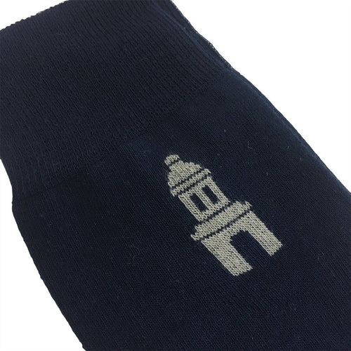 Trinity College Dublin Campanile Sock Navy