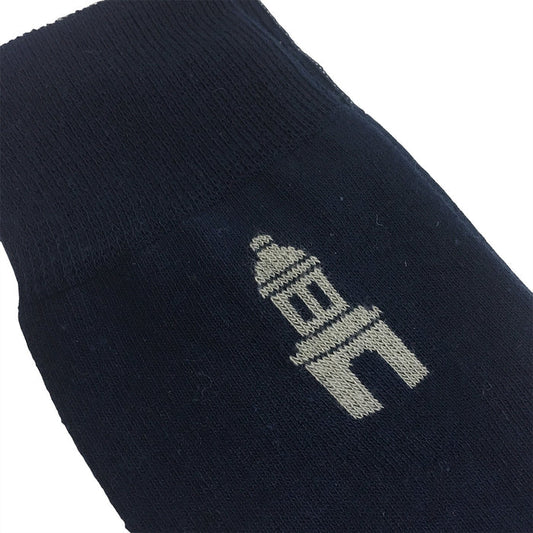 Trinity College Dublin Campanile Sock Navy