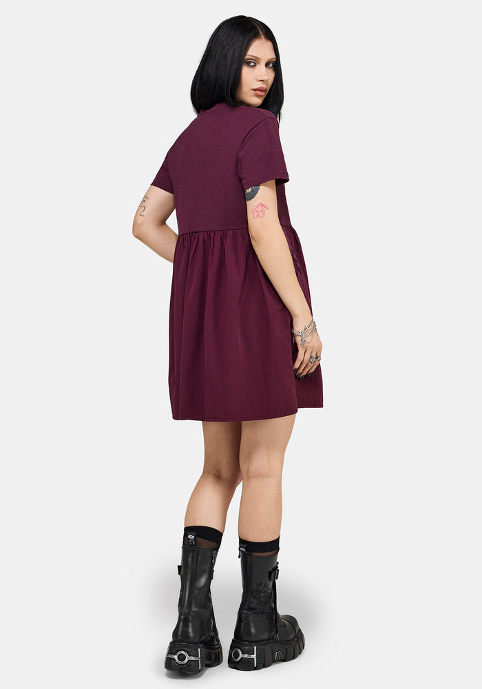 Trixie Embroidered Skater Dress