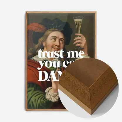 21x30cm | 8¼ x 11¾in / Oak Wood Frame