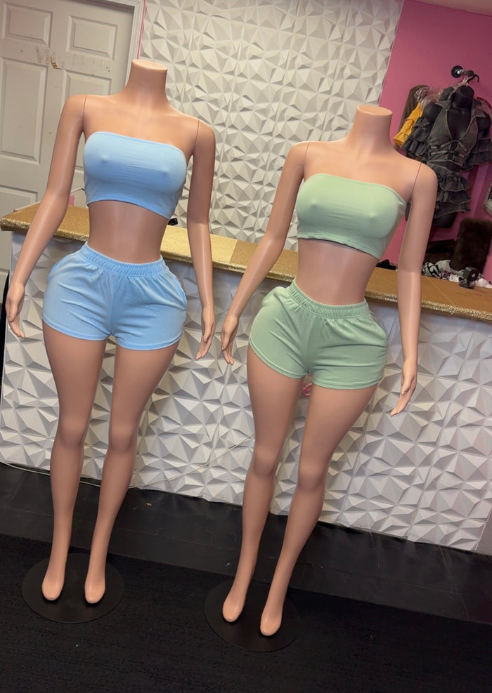 Tube Short Set ( Green )