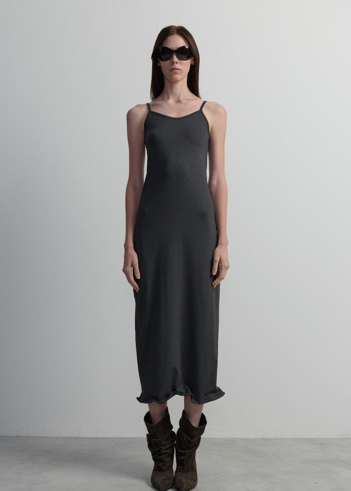 TWISTED HEM MAXI SKIRT