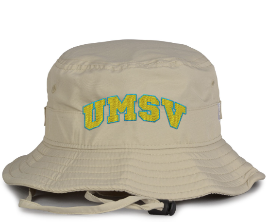 UMSV Beige Bucket Hat