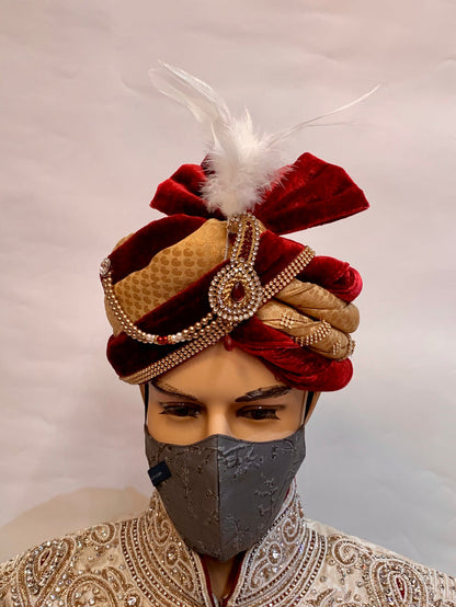 Unisex Designer Grey Printed Cloth Face Masks