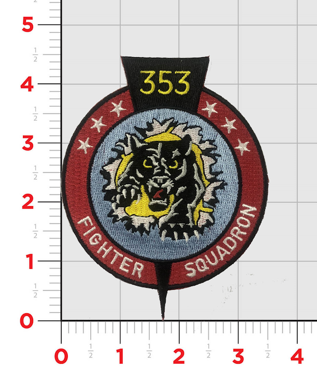 USAF 353rd Fighter Squadron Patch