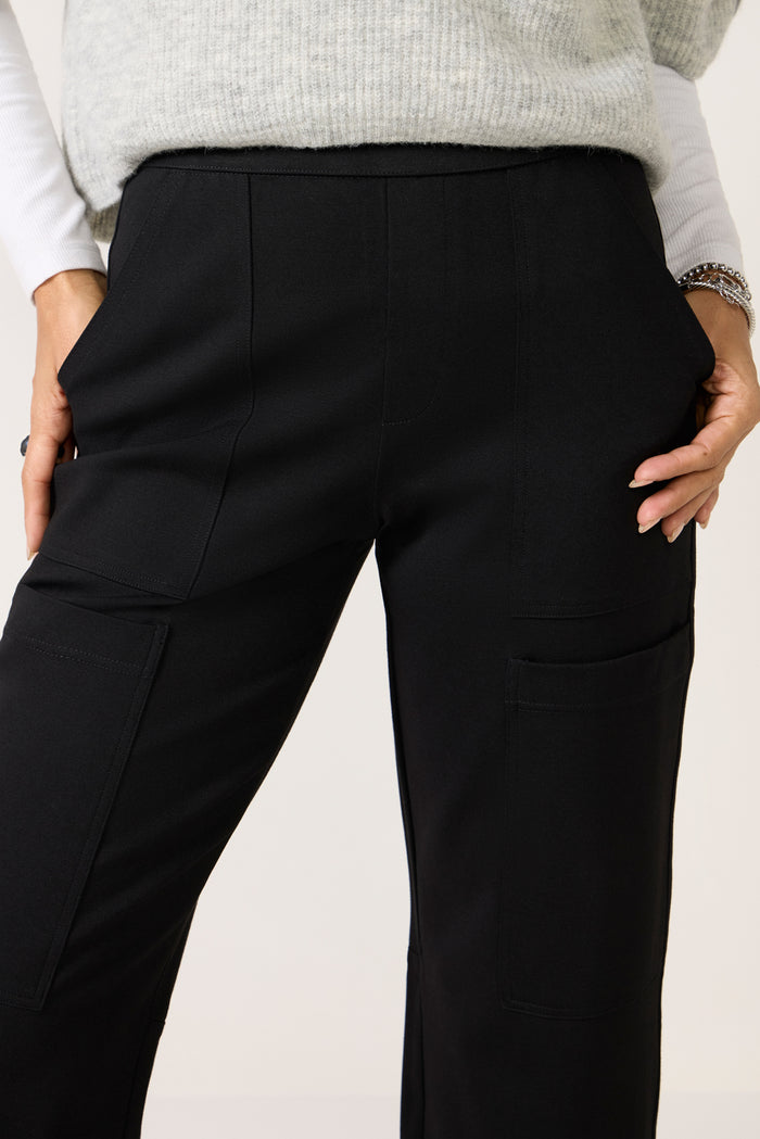 Utility Ponte Barrel Pant