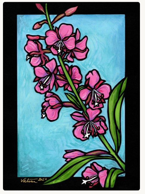 Fireweed #2 8"x11"
