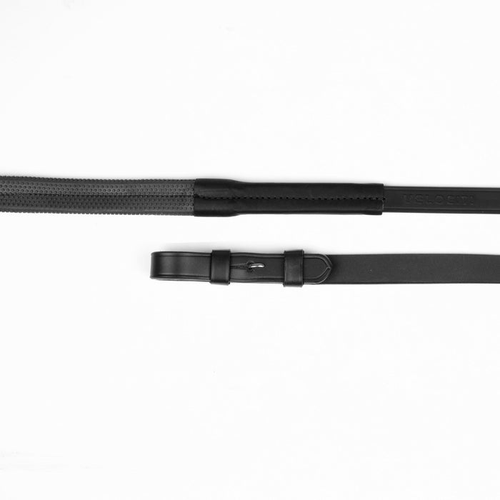 Velociti Lusso Nylon Insert Rubber Grip Reins