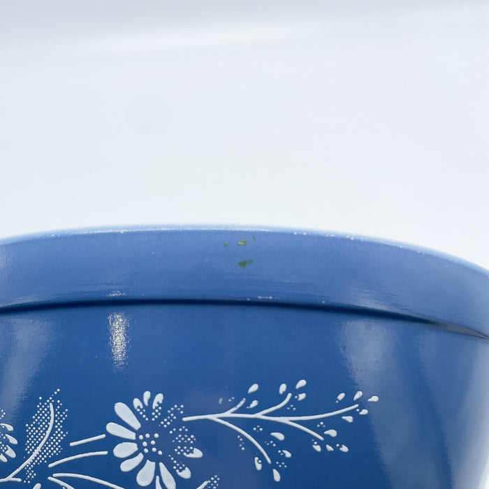 Vintage 1970s 1960s Pyrex Flowers Colonial Mist Mixing Bowl 401