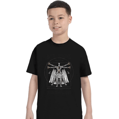 Daily_Deal_Shirts T-Shirts, Youth / XS / Black Vitruvian Moon Knight