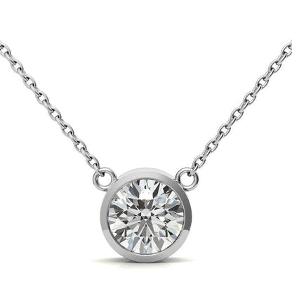 VossAgin Diamond Bezel Pendant
