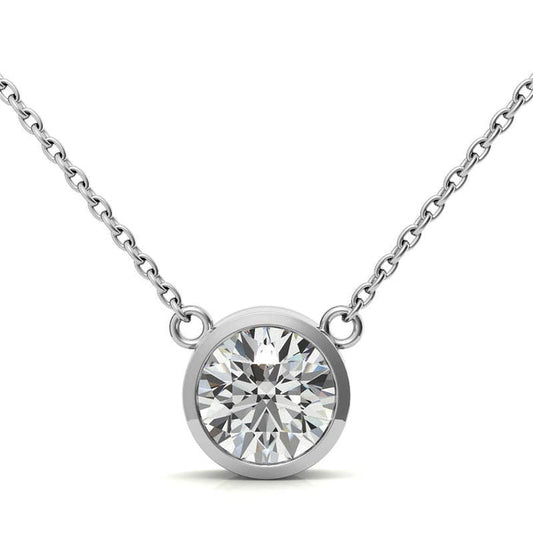 VossAgin Diamond Bezel Pendant