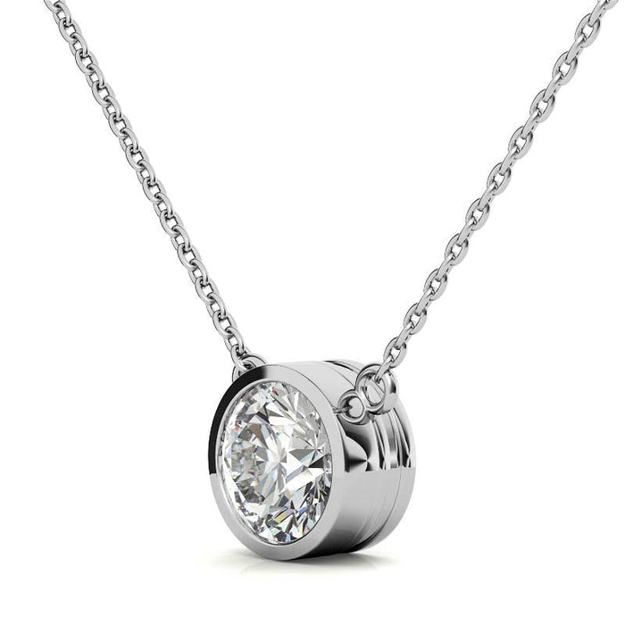 VossAgin Diamond Bezel Pendant
