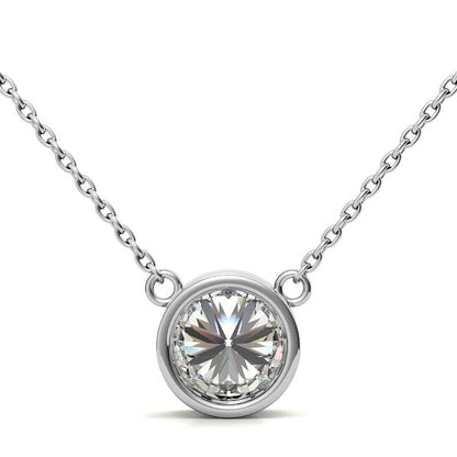 VossAgin Diamond Bezel Pendant