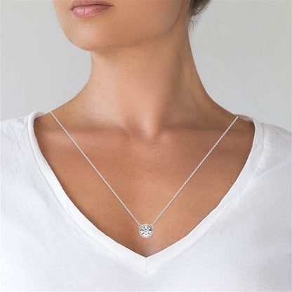 VossAgin Diamond Bezel Pendant