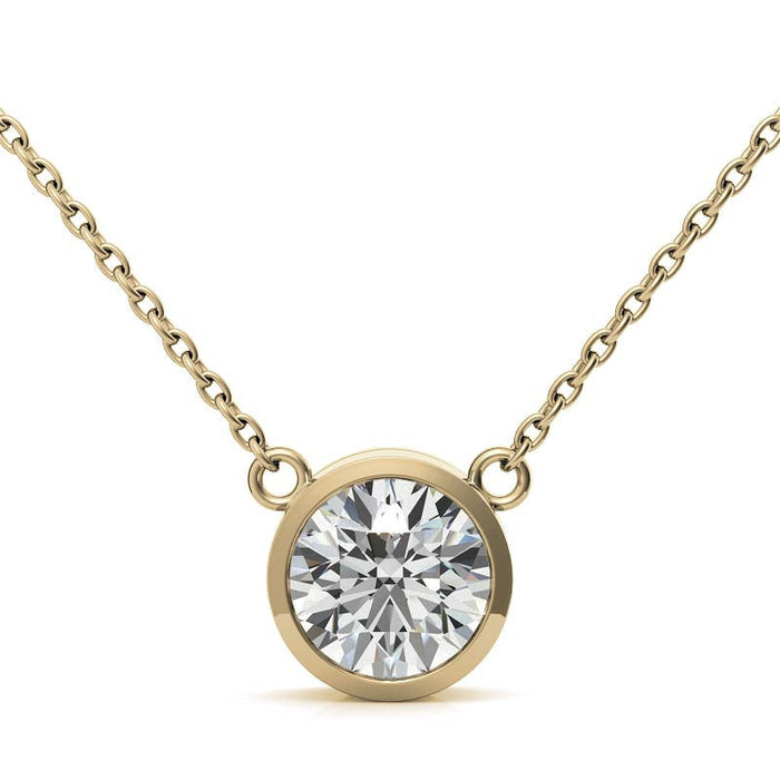 VossAgin Diamond Bezel Pendant